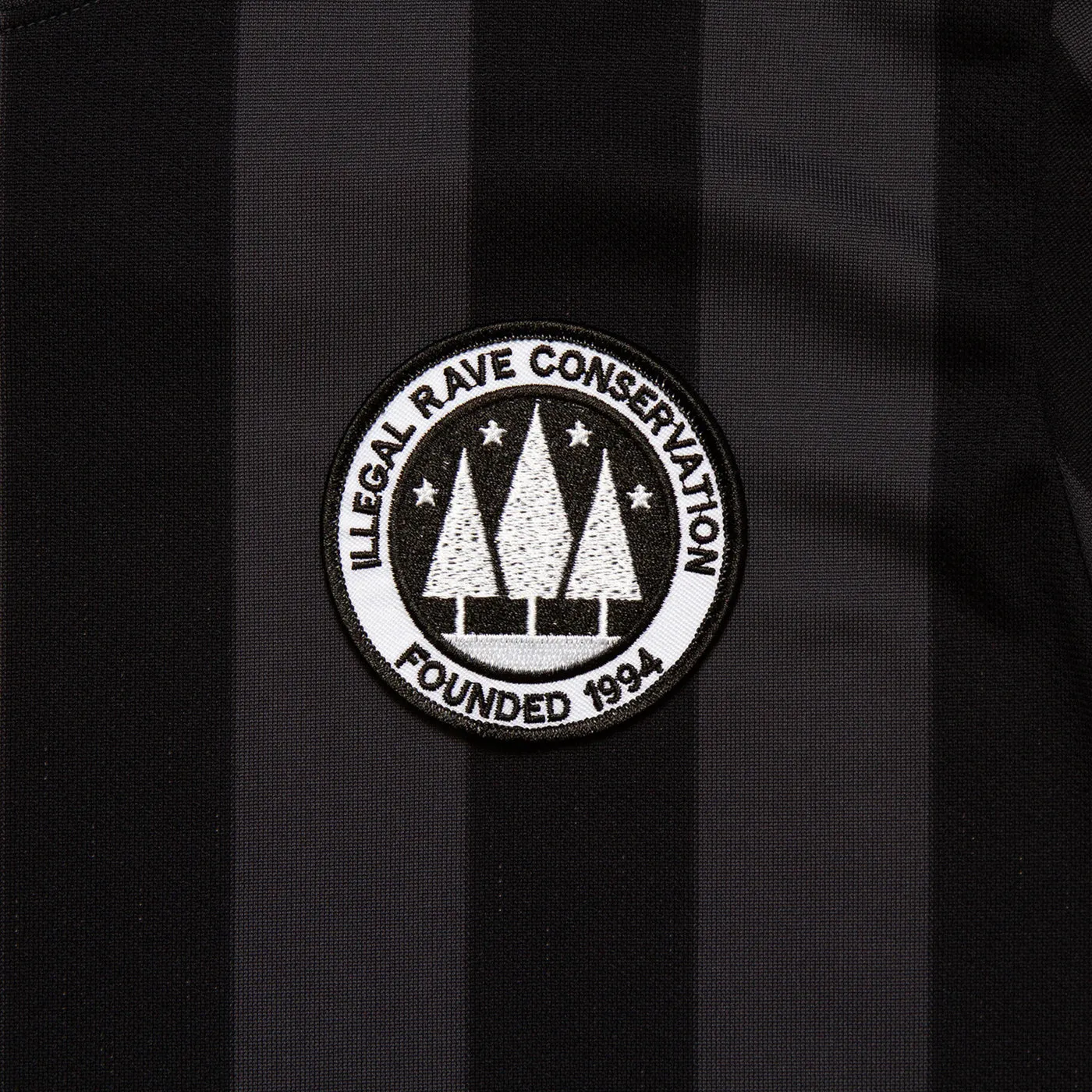 Disco Town FC Striped Division - Jersey - Black Grey