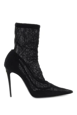 Dolce & gabbana cordonetto lace ankle boots