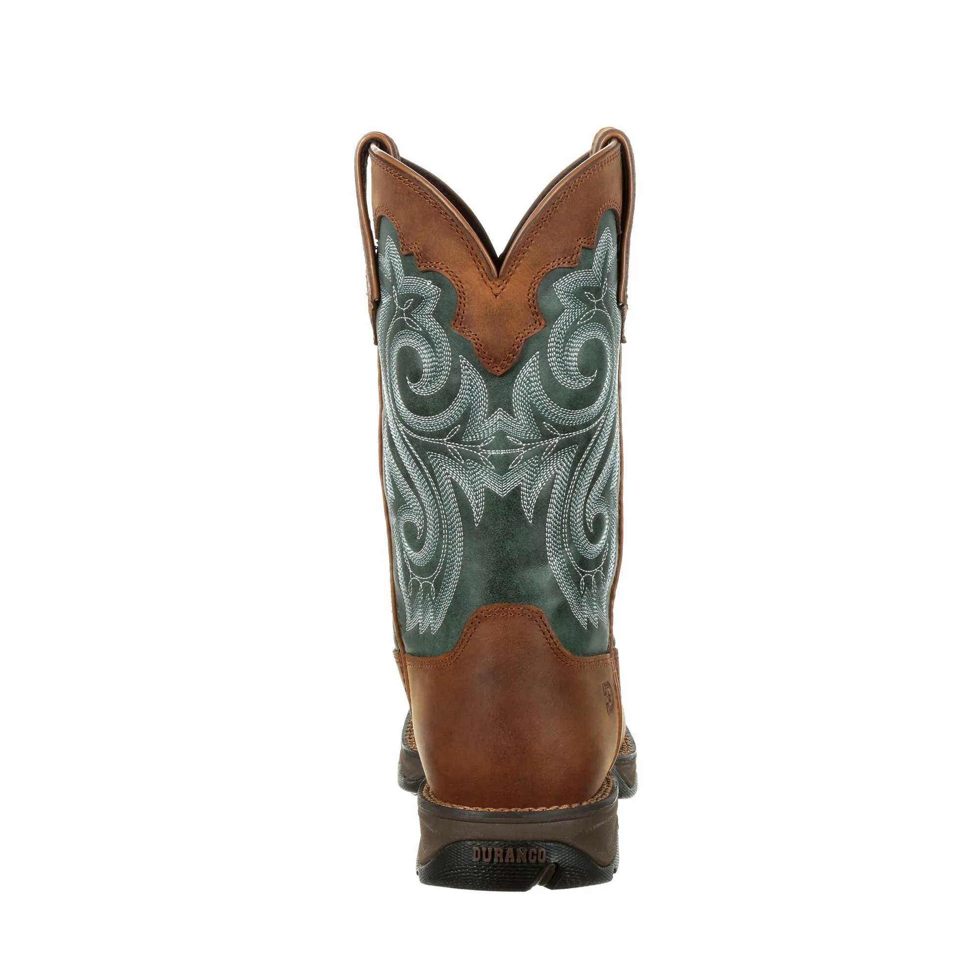 Durango Womens Brown Evergreen Leather Rebel WP Cowboy Boots