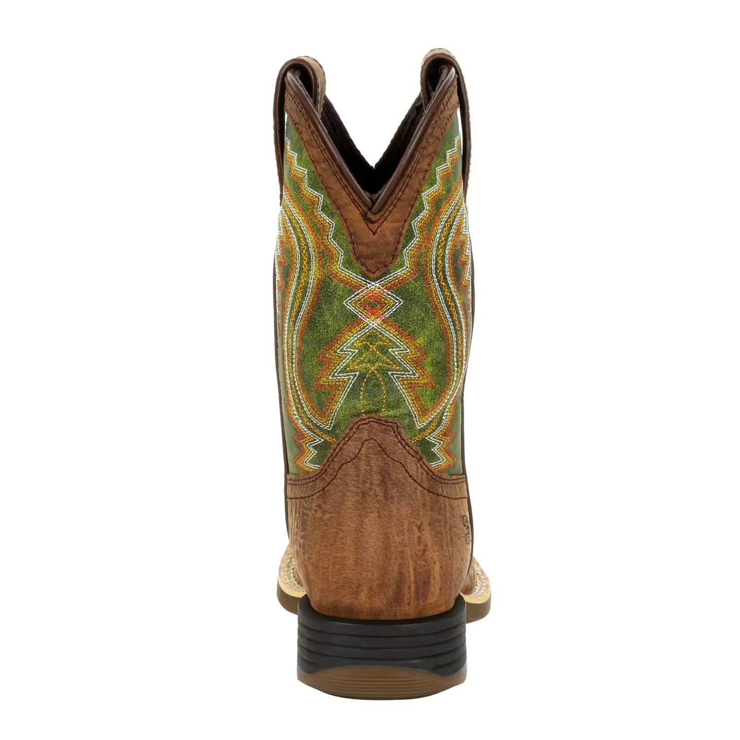 Durango Youth Old Town/Briar Green Leather Lil Rebel Pro Cowboy Boots