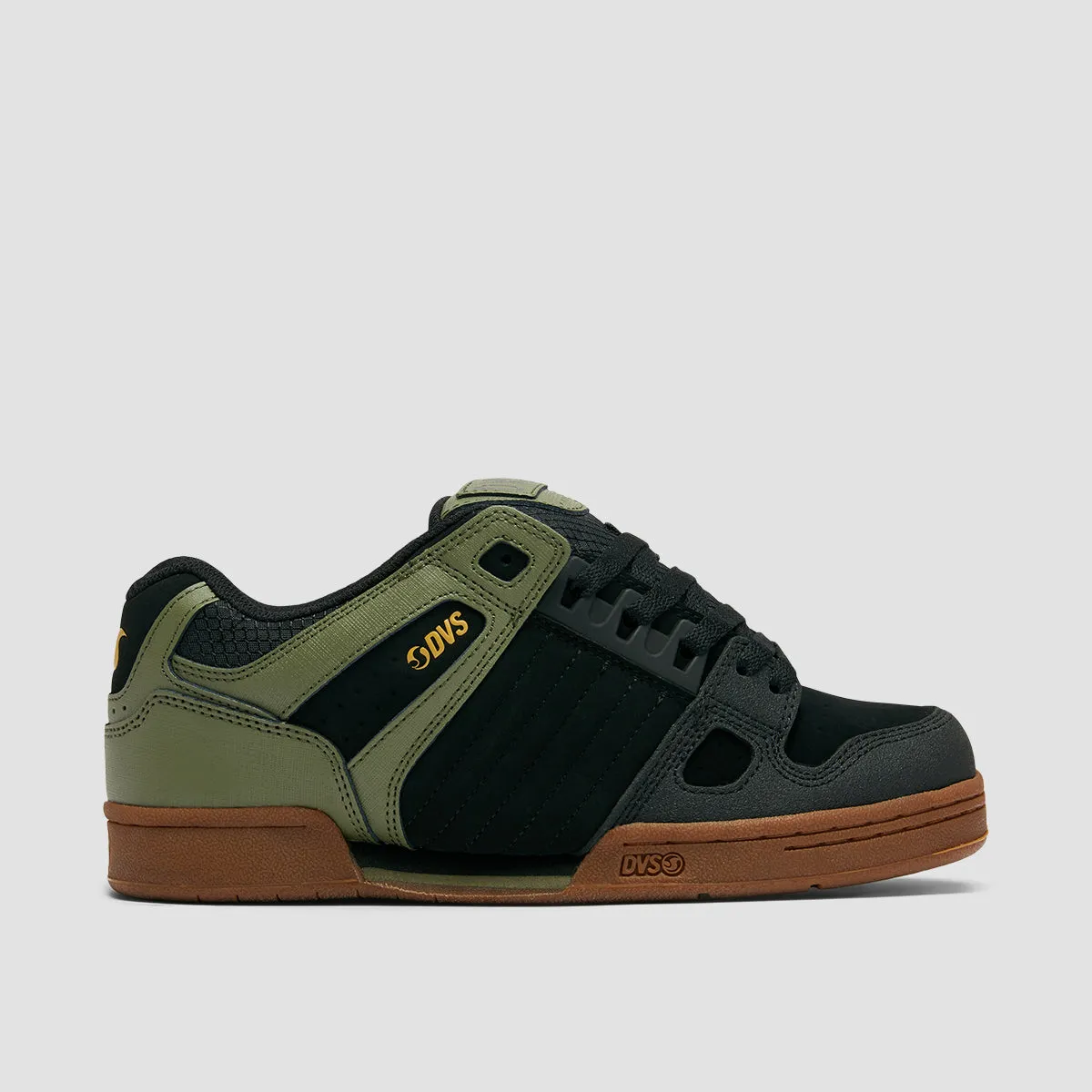 DVS Celsius Shoes - Black/Olive/Gum Nubuck