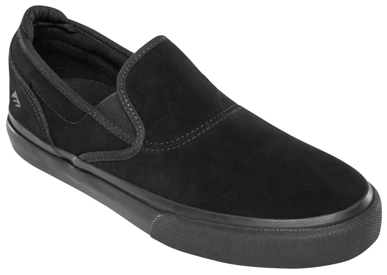 Emerica - Wino G6 Slip-On Shoes | Black Black