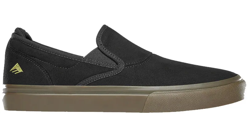 Emerica - Wino G6 Slip-On Shoes | Black Gum