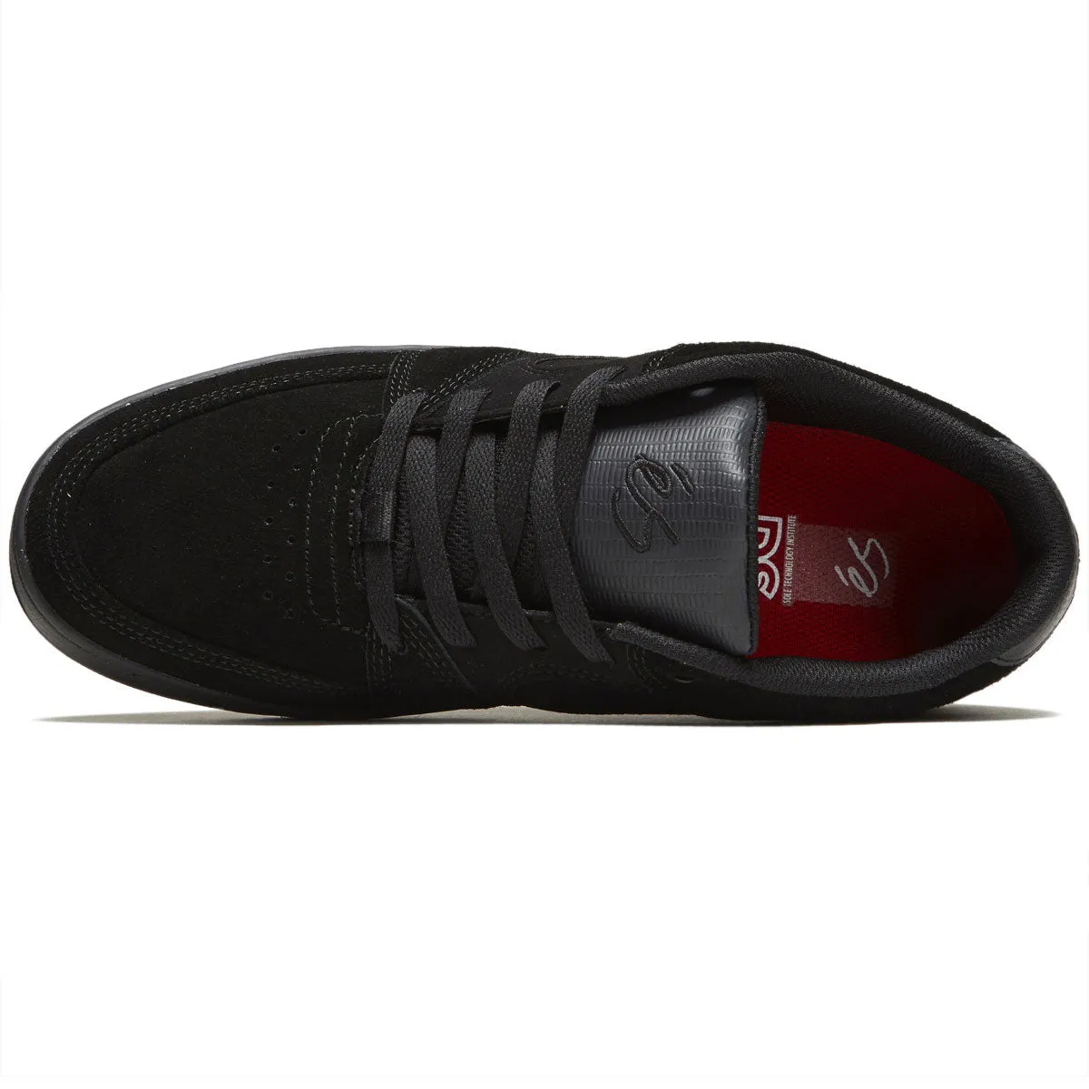 Es - Accel Slim Skateboard Shoes - Black, Black, Black - Sale