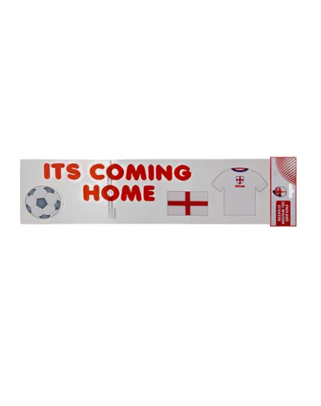 EUFA EURO 2024 "COME ON ENGLAND" - "ITS COMING HOME" Gel Window Stickers