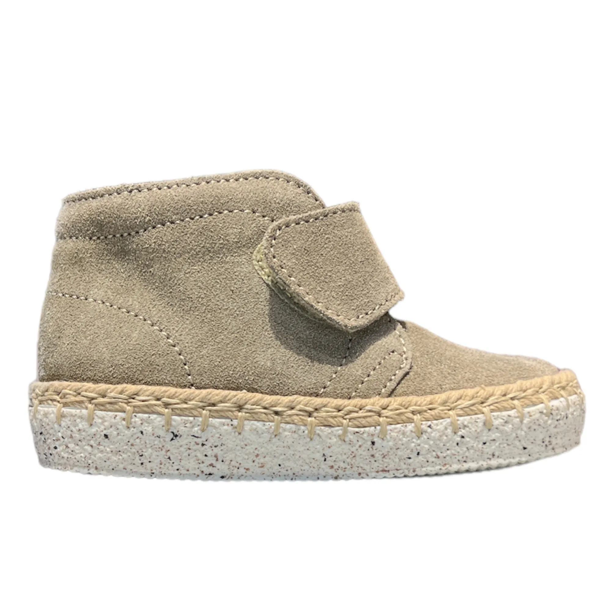 Falcotto Baby Taupe High-Top Sneakers