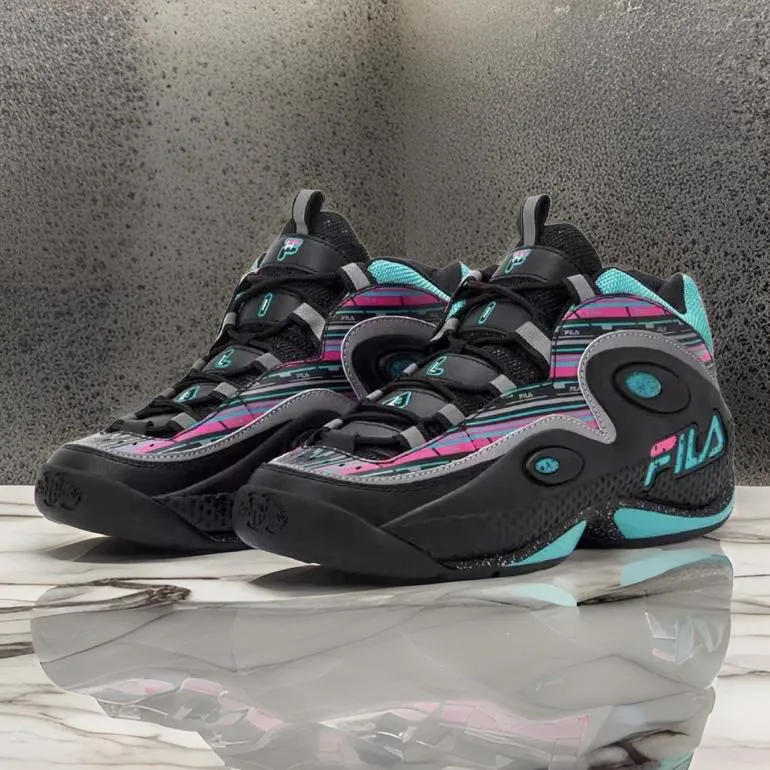 FILA ~Grant Hill 3~ pink glow/teal/black ~Size 12~ (Men’s)