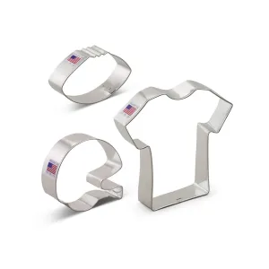 Football Cookie Cutter Set - 3 Piece Ann Clark