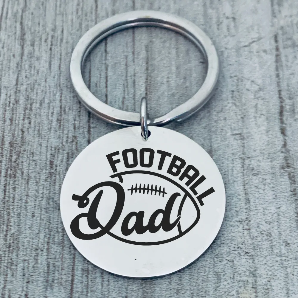 Football Dad Keychain