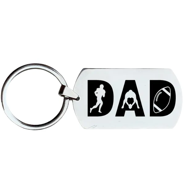 Football Dad Keychain