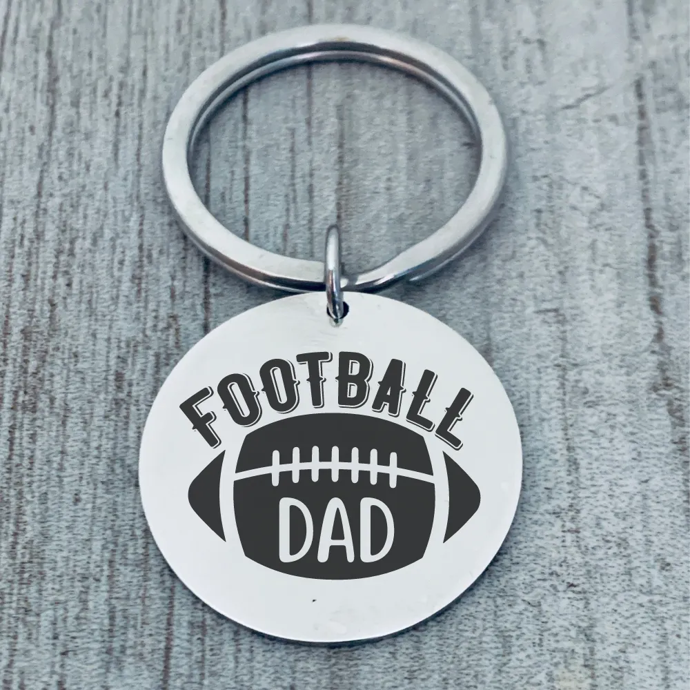 Football Dad Keychain