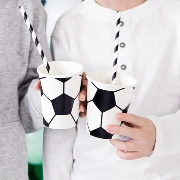 Football Party Cups x 6