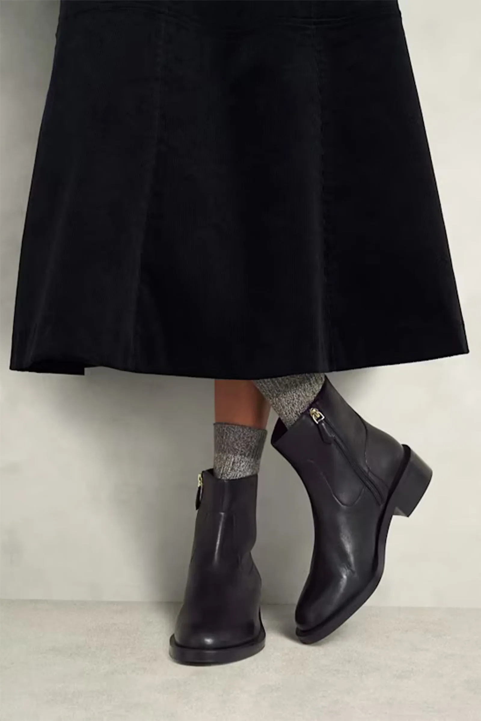 Georgie Leather Ankle Boots