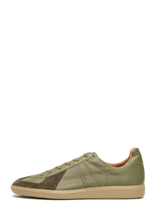 GERMAN MILITARY TRAINER | Leather Sneaker | Khaki