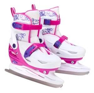 Girls Ice Skates | Adjustable | Reinforced Ankle Support