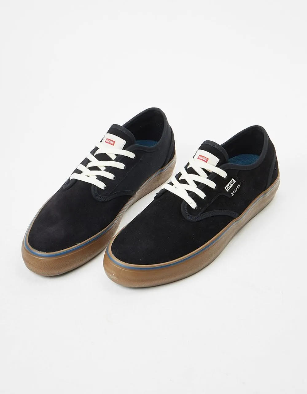 Globe Motley II Skate Shoes - Black/Gum