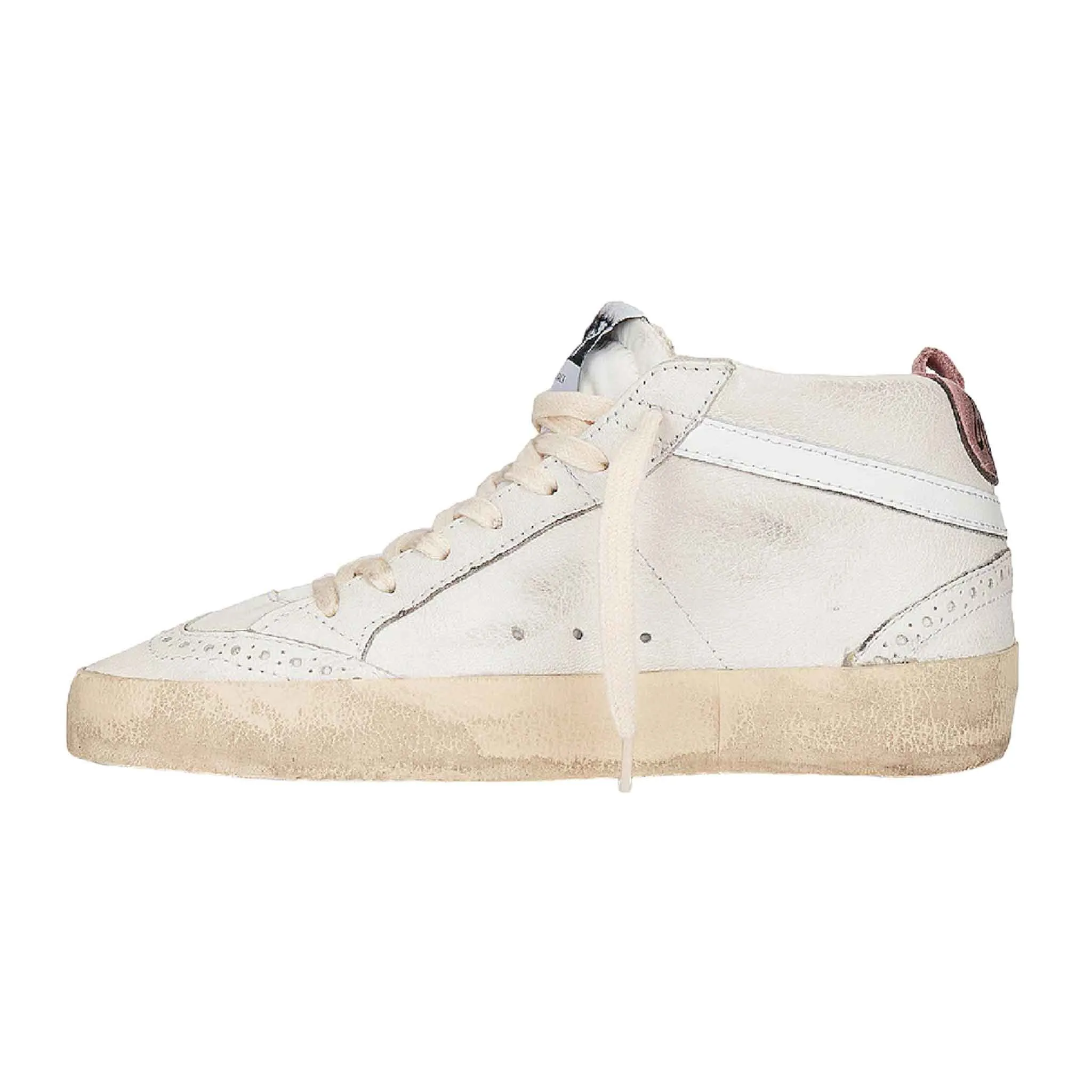 Golden Goose Mid Star Sneakers in White