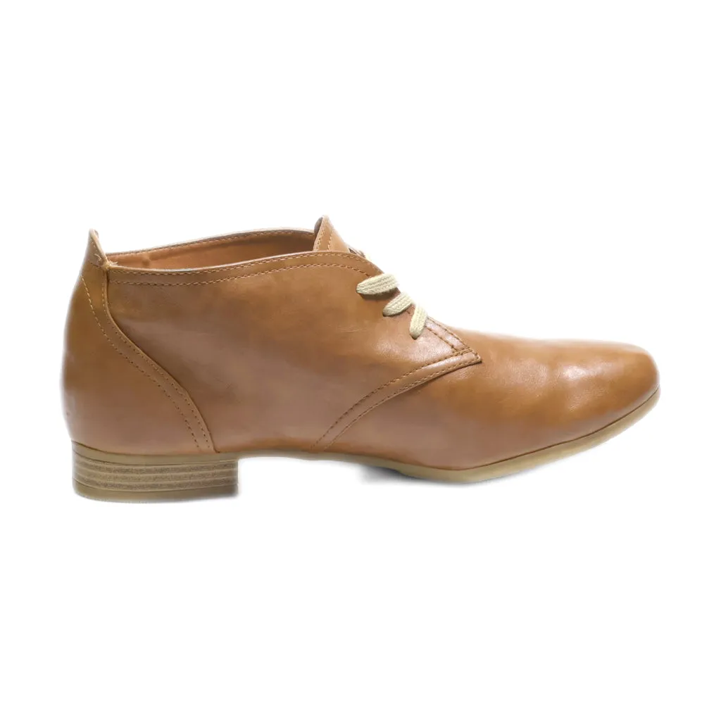 Graceland Desert Boots Leather Brown Colour For Women