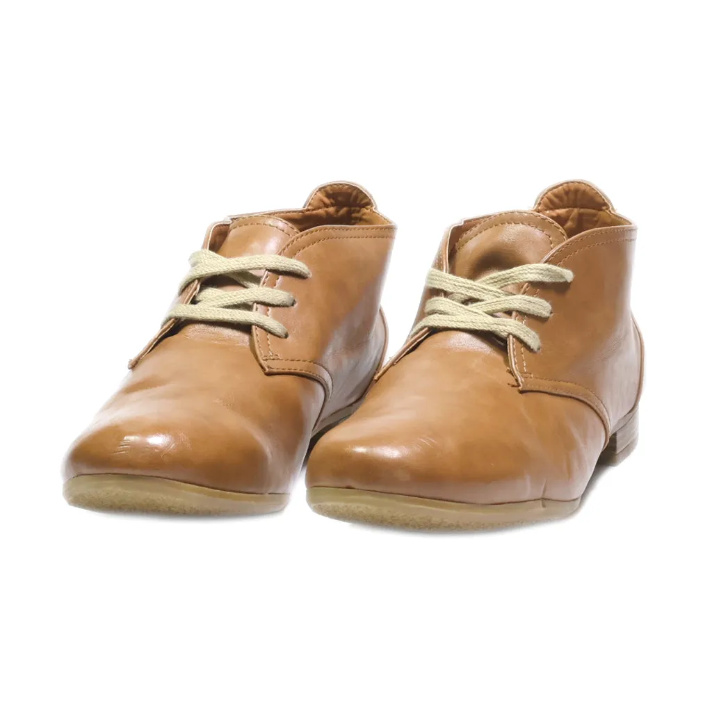 Graceland Desert Boots Leather Brown Colour For Women