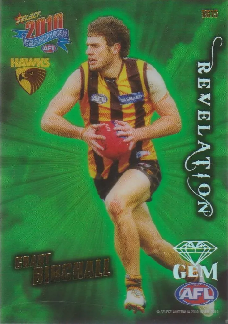 Grant Birchall, Revelation Gem, 2010 Select AFL Champions