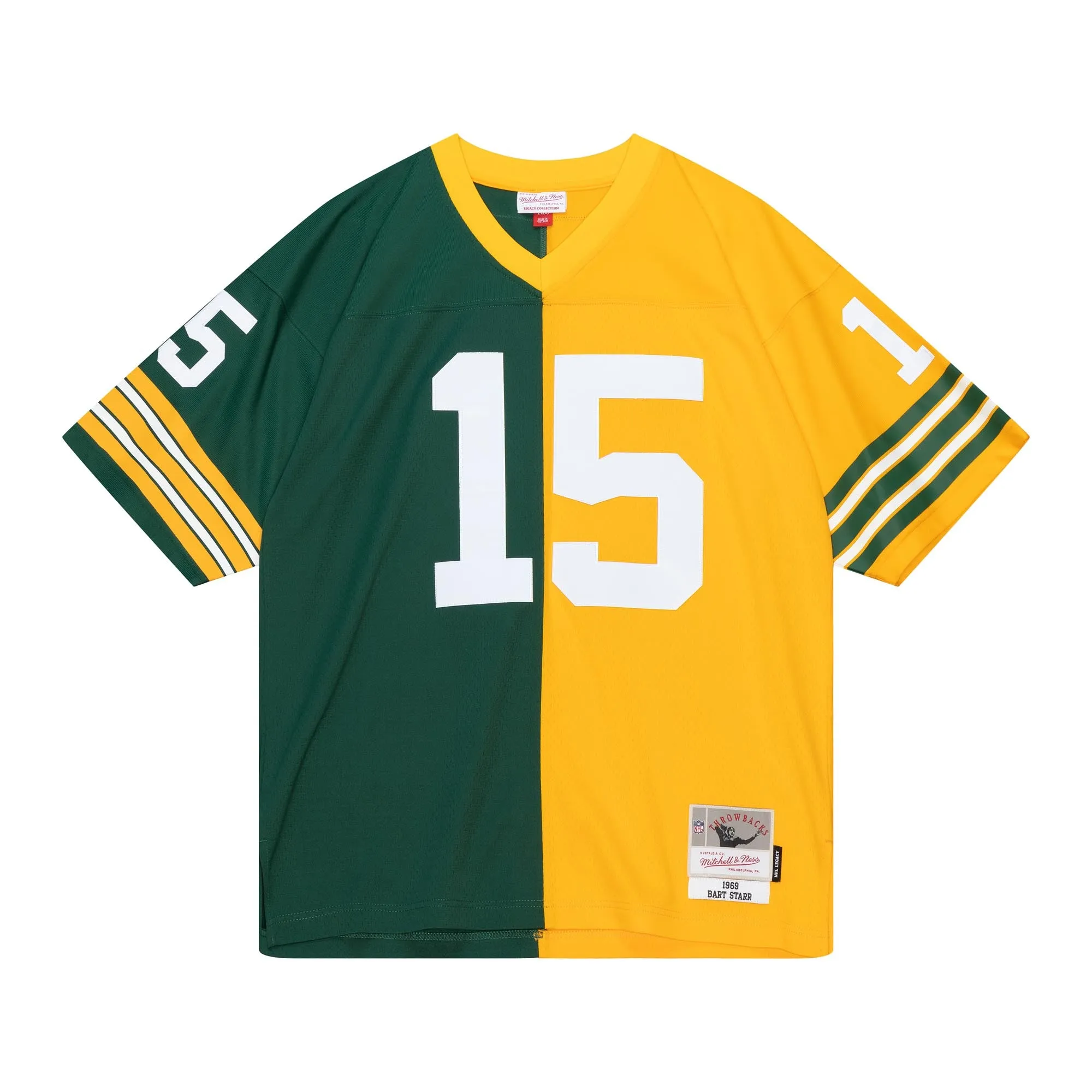 Green Bay Packers Bart Starr 1969 Split Legacy Jersey