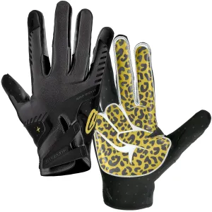 Grip Boost Peace Stealth 6 Boost Plus Youth Football Gloves - Black/Gold