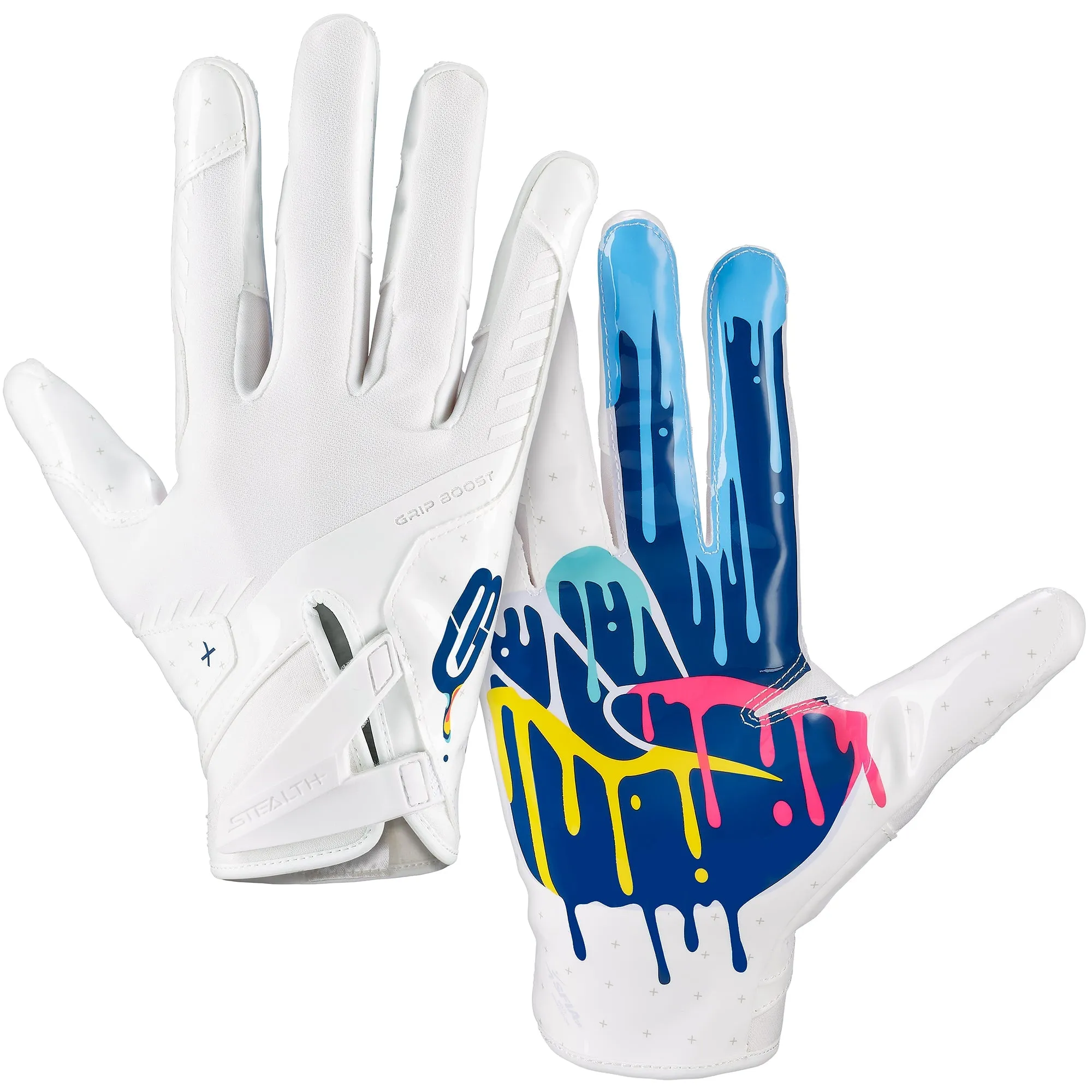 Grip Boost Peace Stealth 6 Boost Plus Youth Football Gloves - Crucial Catch