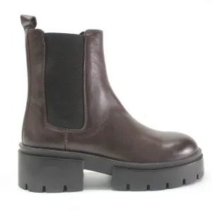 H&M Womens Chelsea Boots Leather Brown Boots - UK 7