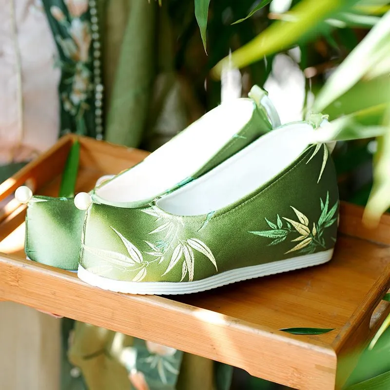 Hanfu Shoes: Bamboo Satin