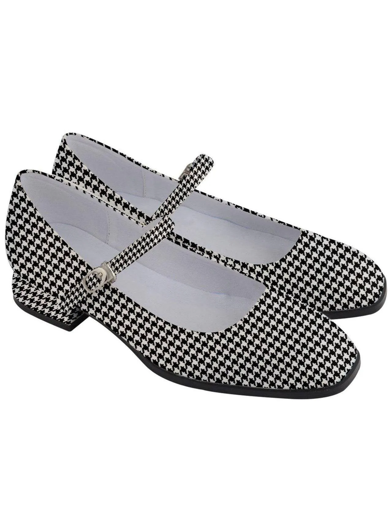 Houndstooth Women's Mary Jane Shoes