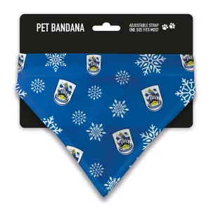 Huddersfield Town Xmas Snow Pet Bandana