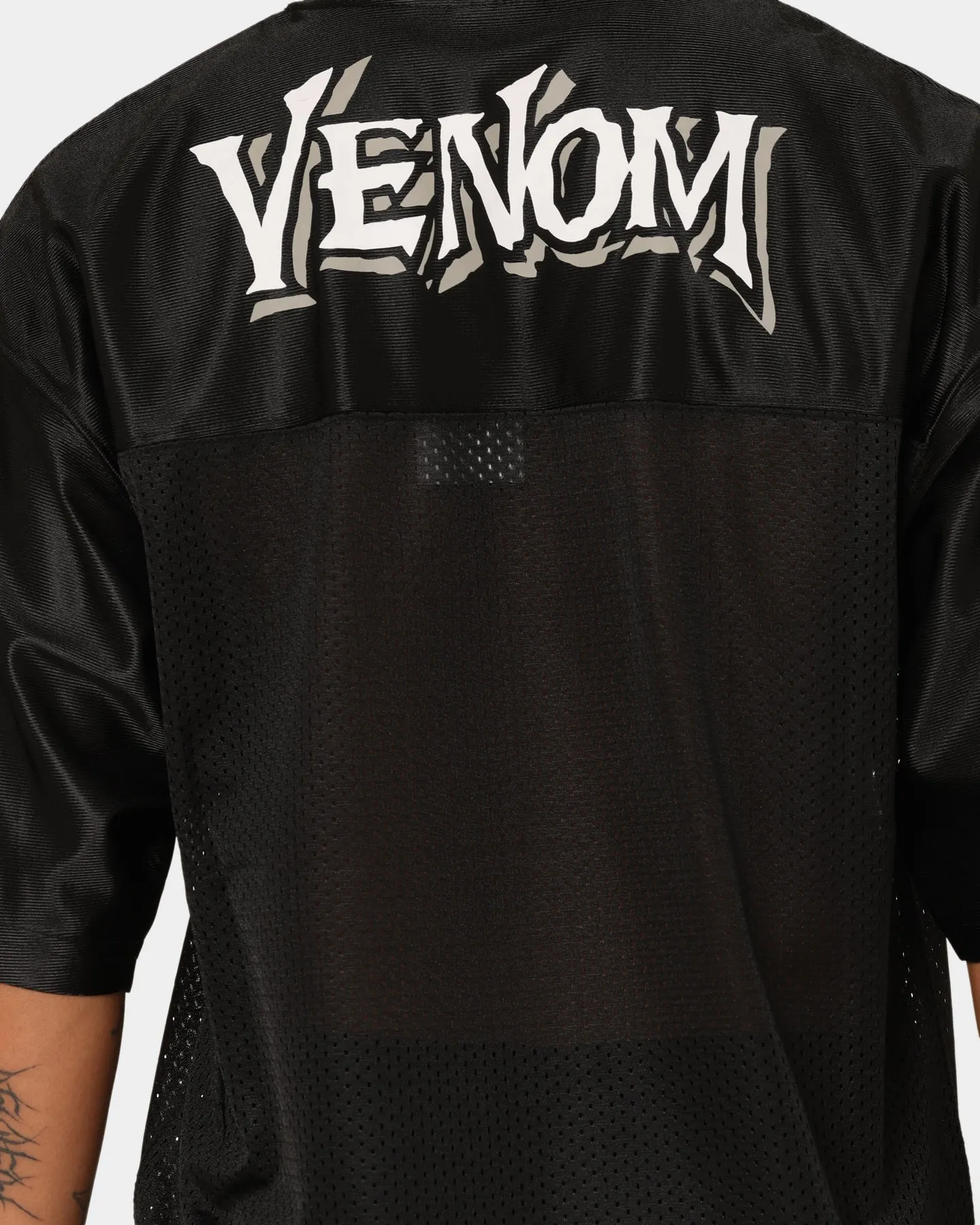 HUF X Marvel Venom Football Jersey Black