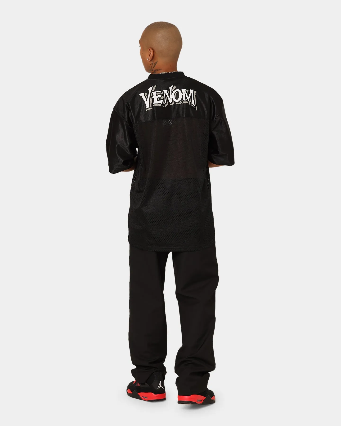 HUF X Marvel Venom Football Jersey Black