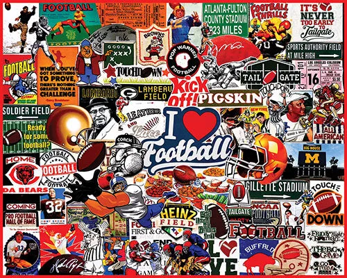 I Love Football (1771pz) - 1000 Piece Jigsaw Puzzle