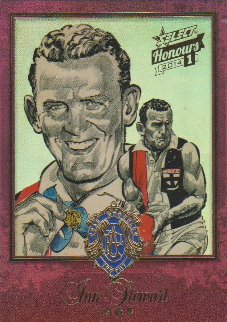 Ian Stewart, BSK22, Brownlow Sketch, 2014 Select AFL Honours 1