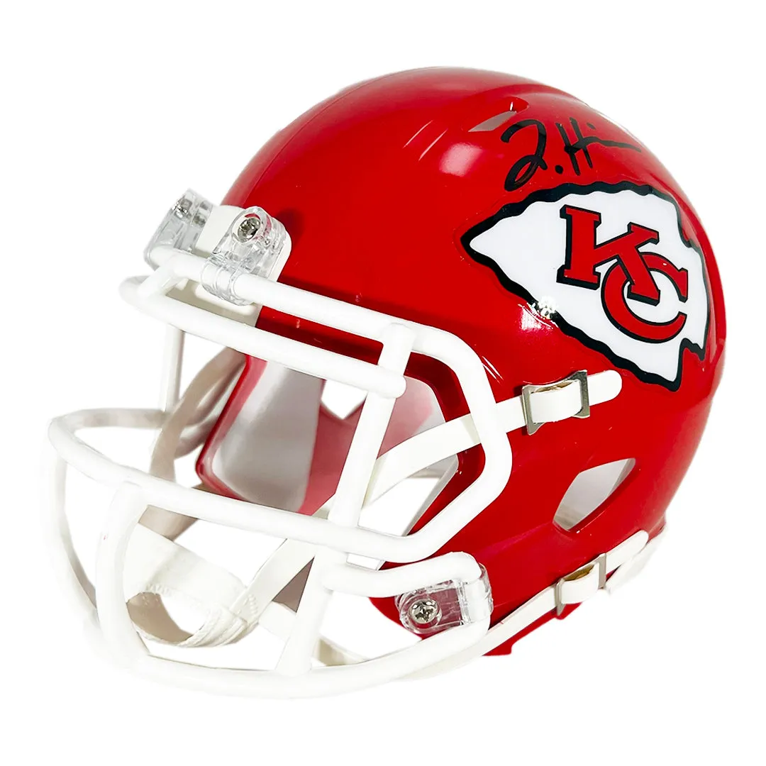 Jaden Hicks Signed Kansas City Chiefs Speed Mini Football Helmet (Beckett)