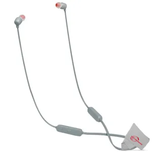 JBL TUNE 115BT Wireless In-Ear Headphones Pure Bass Sound Gray with Mic