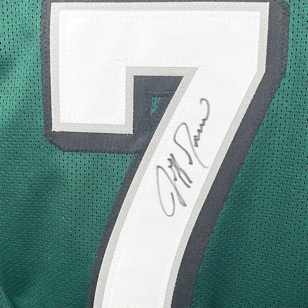 Jeff Garcia Signed Philadelphia Green Football Jersey (JSA)