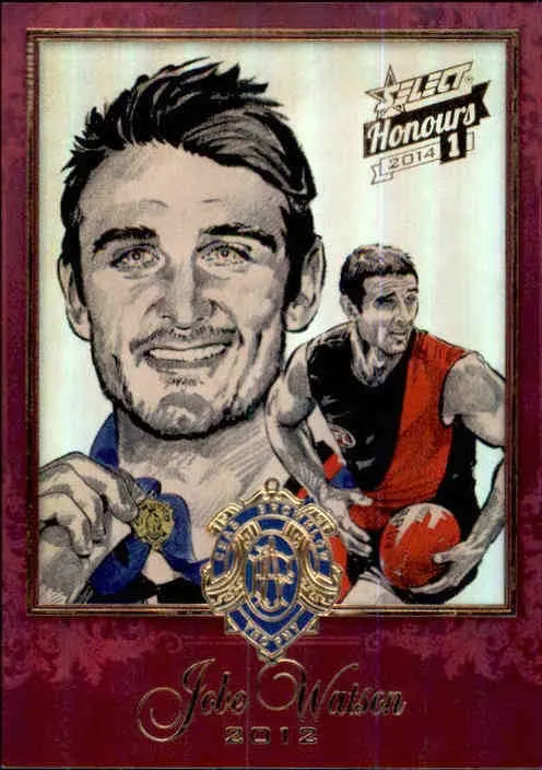 Jobe Watson, Brownlow Sketch, 2014 Select AFL Honours 1