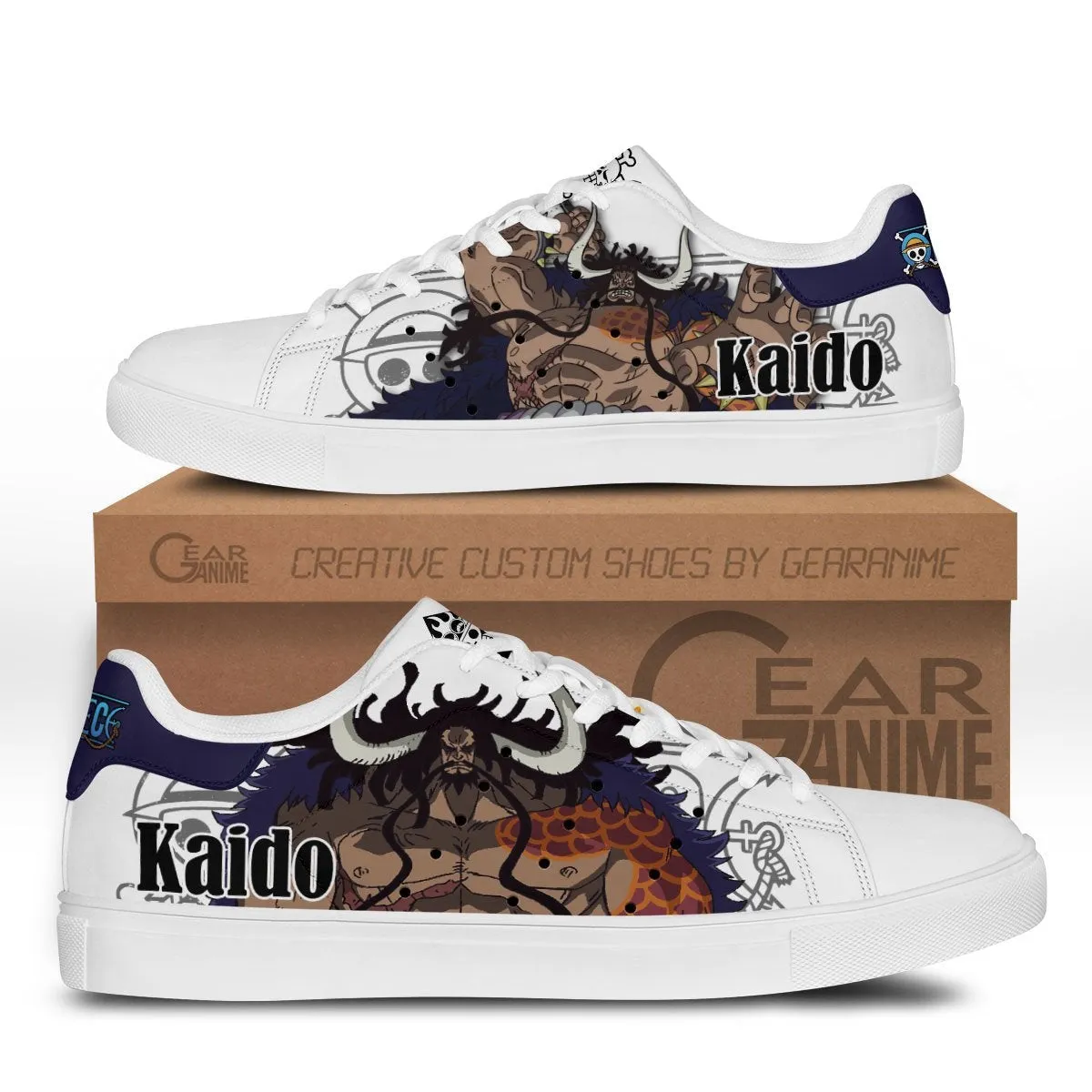 Kaido Skate Sneakers Custom Anime OP Shoes