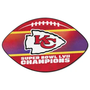 Kansas City Chiefs Super Bowl LVII Football Mat