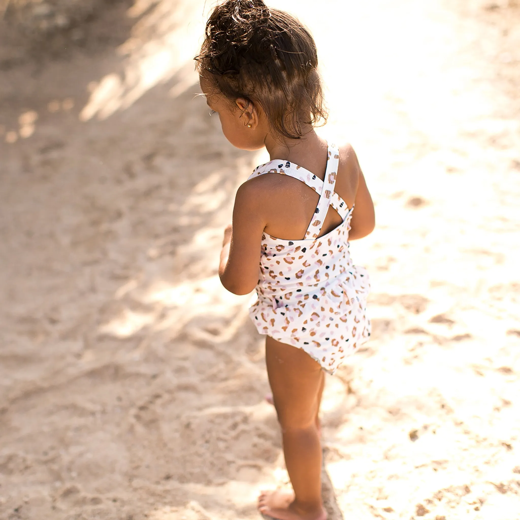 Khaki leopard print Swimsuit by Swim Essentials