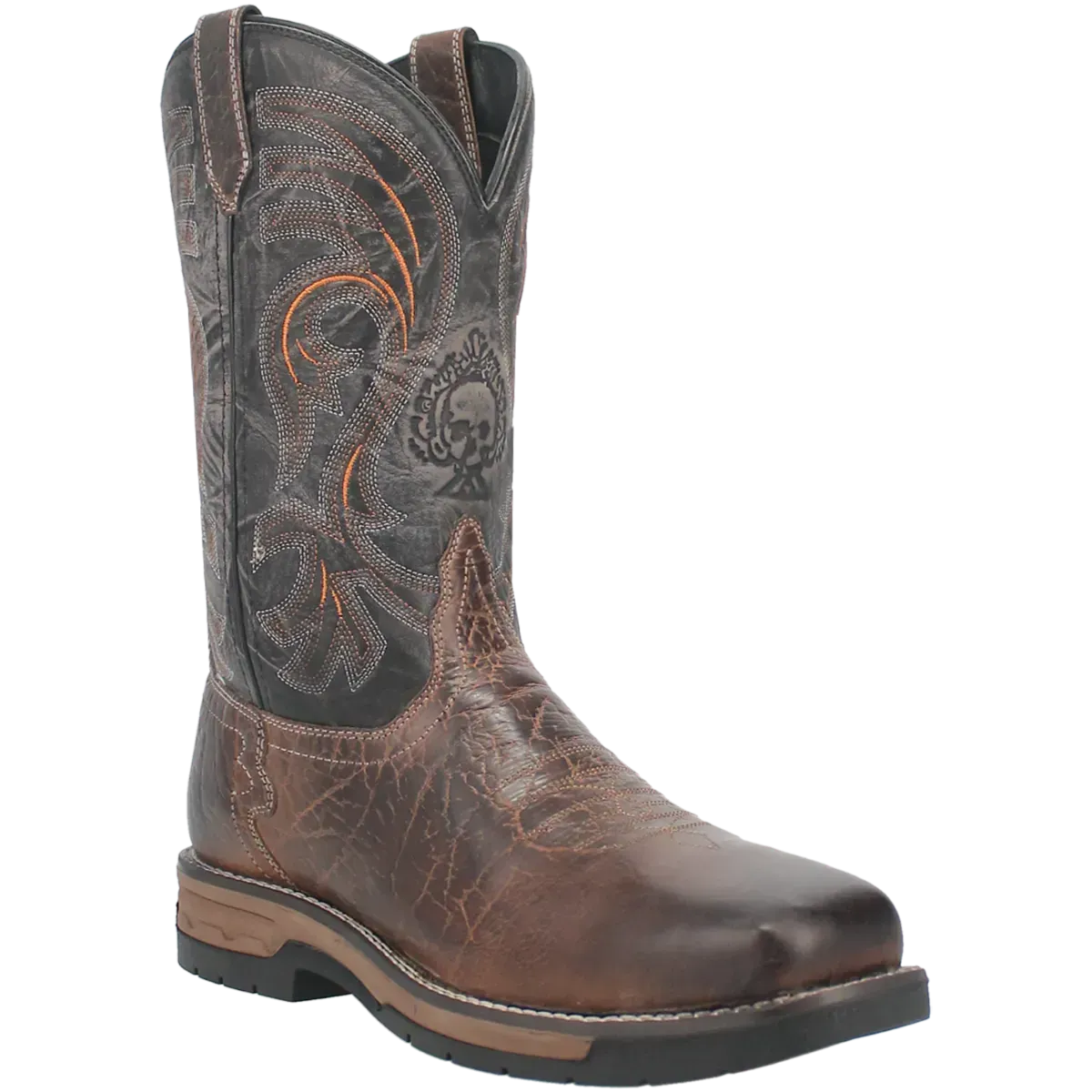 Laredo Hawke (Broad Square) - Men's Leather Cowboy Work Boot (Closeout)