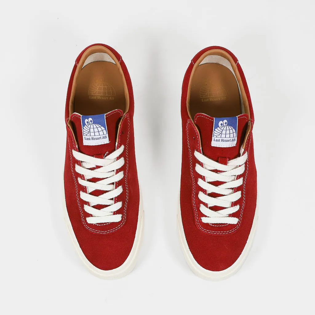 Last Resort AB - VM001 Lo Shoes - Old Red / White