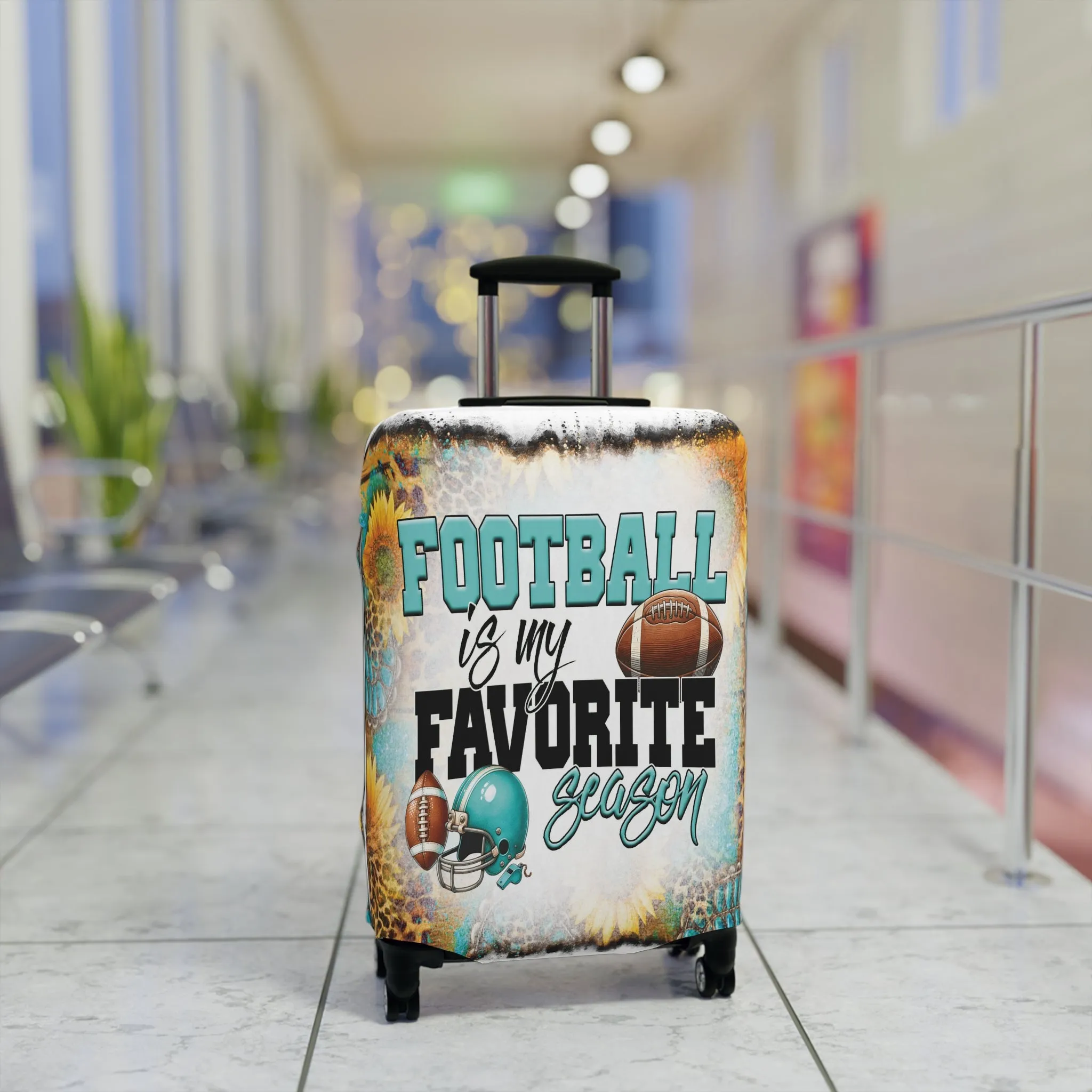 Luggage Cover, Country and Western, Football is my Favorite Season, awd-1066