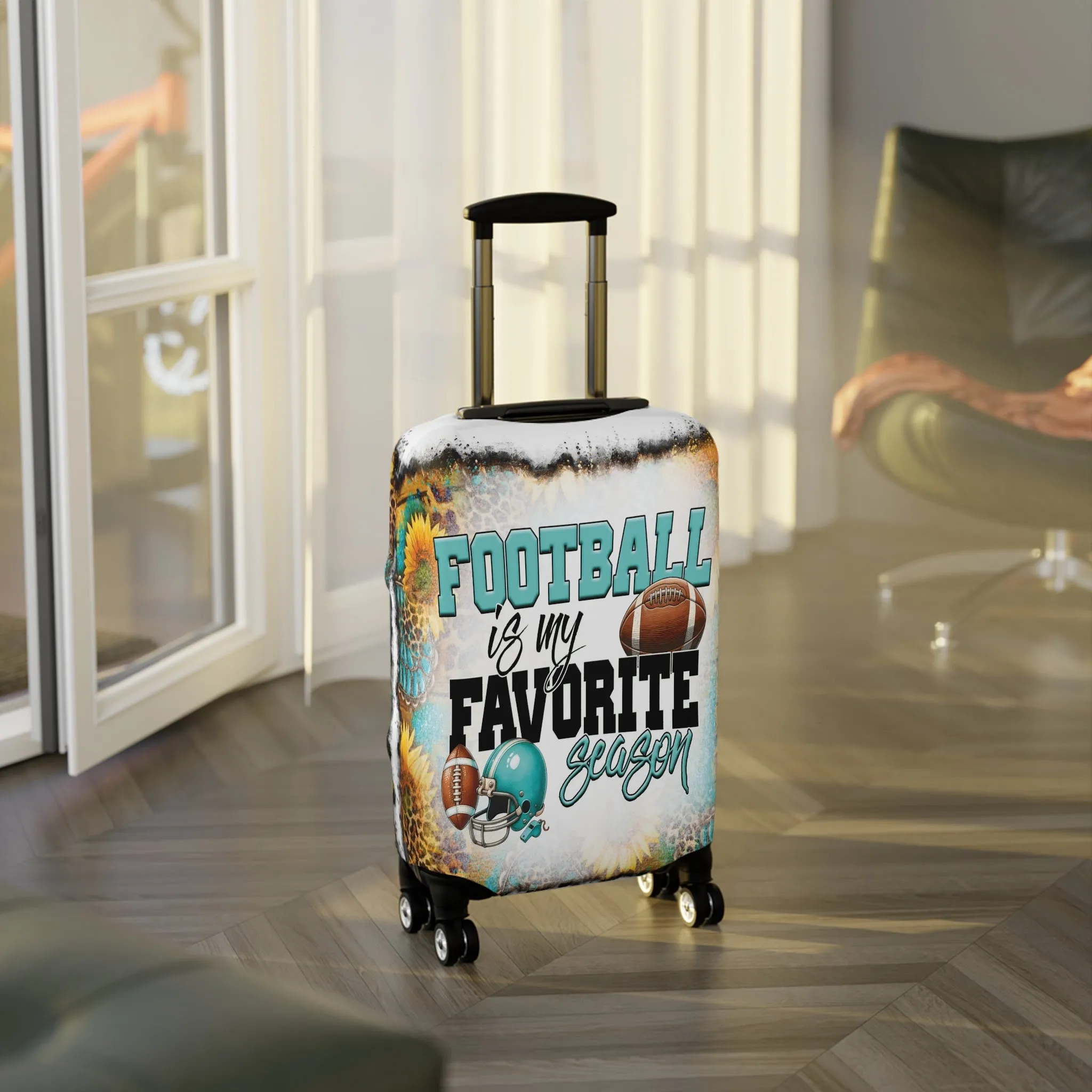 Luggage Cover, Country and Western, Football is my Favorite Season, awd-1066