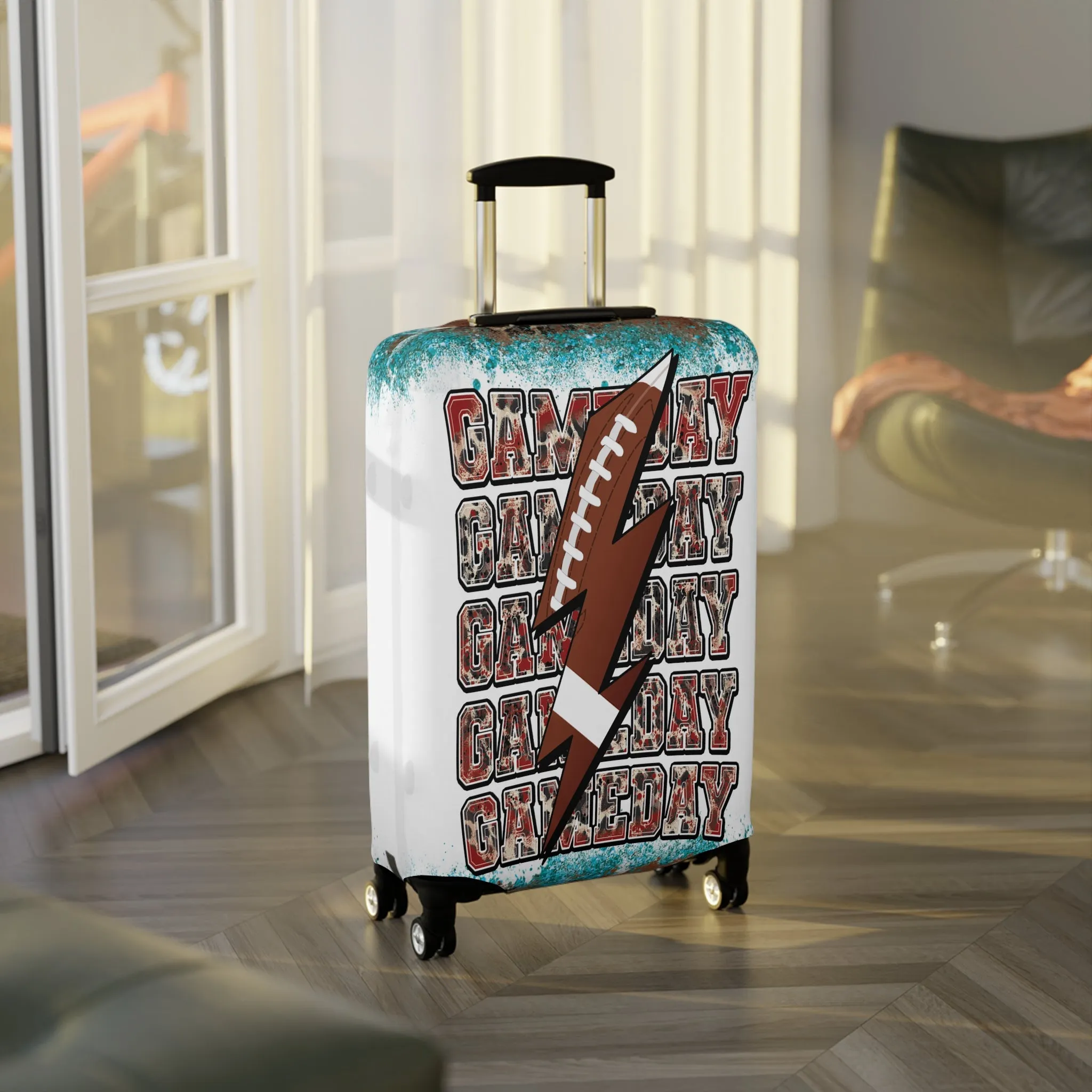 Luggage Cover, Football Gameday, awd-311