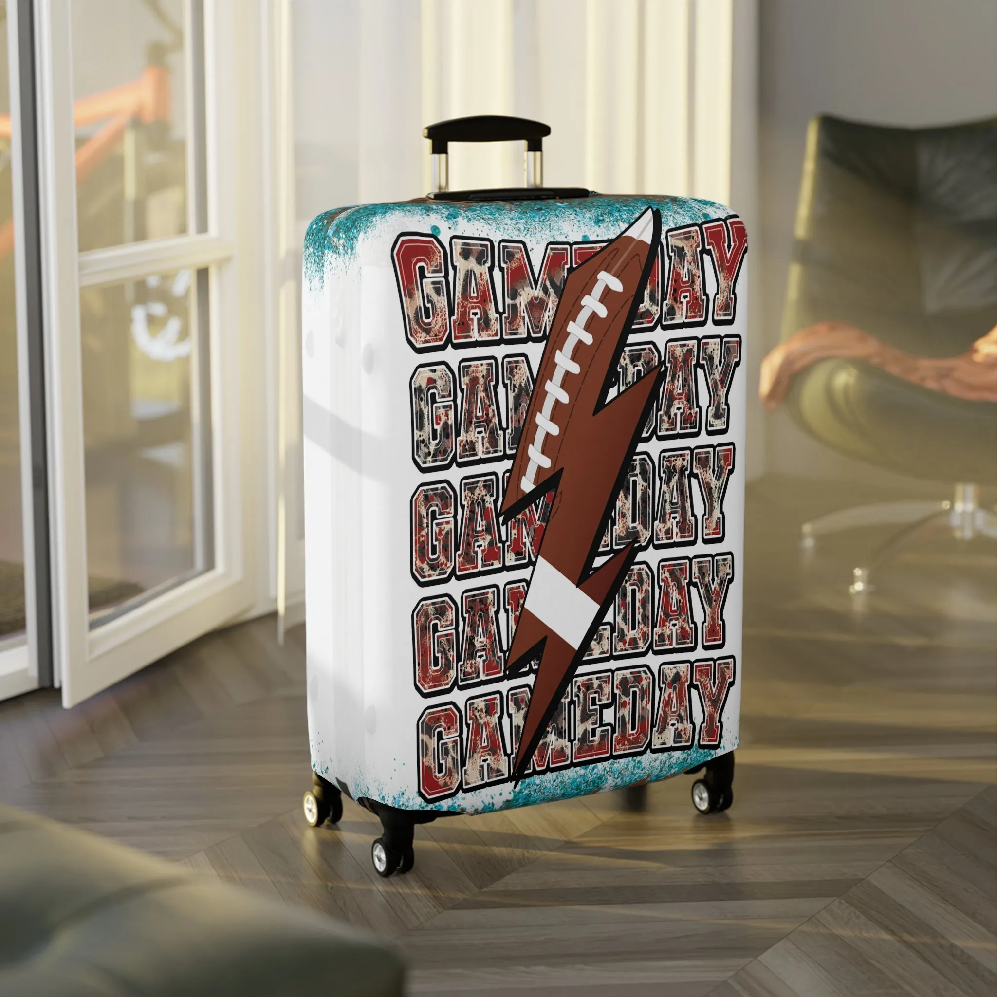 Luggage Cover, Football Gameday, awd-311