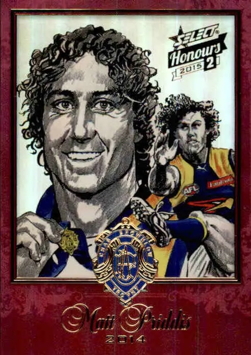 Matt Priddis, Brownlow Sketch, 2015 Select AFL Honours 2