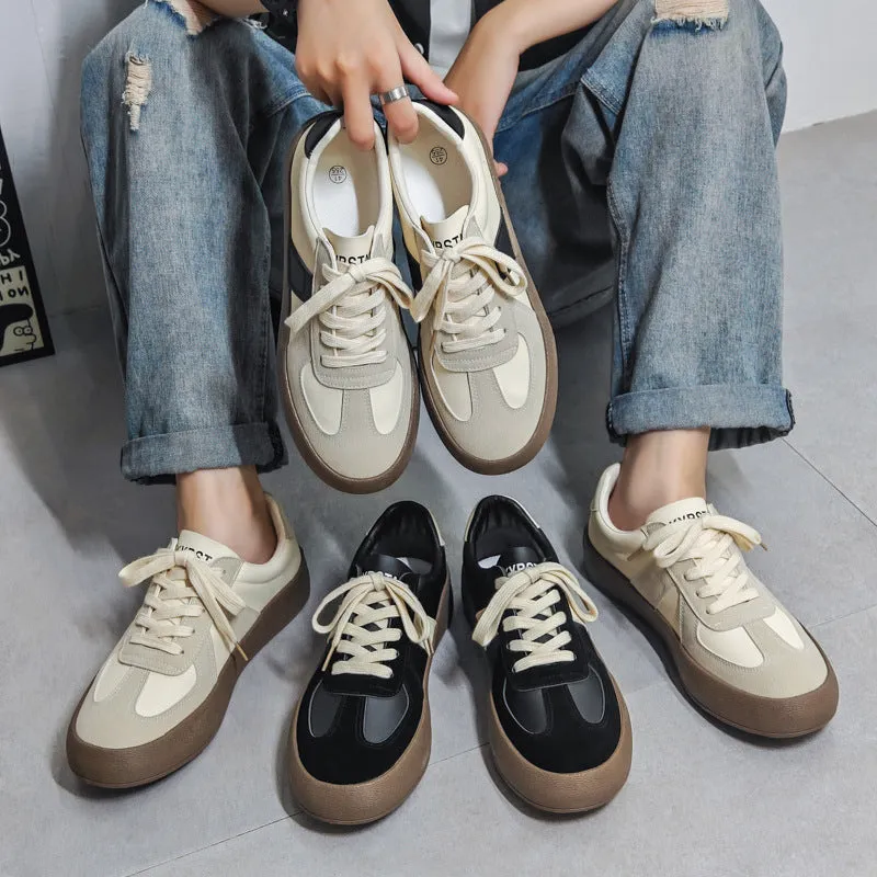 Men Fashion Patchwrok Flat Casual Sneakers